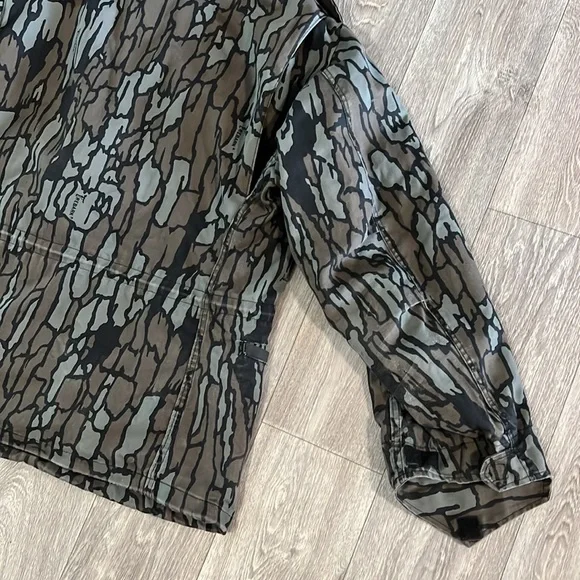 M-65 Tree Bark pattern field jacket men’s sz L, as is - Picture 15 of 16